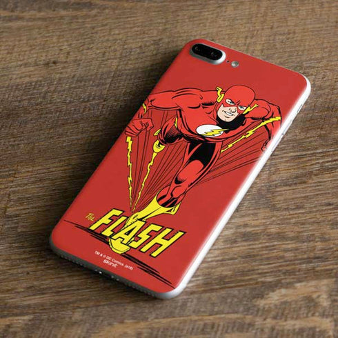 DC Comics The Flash Classic Action Pose Art iPhone 8 Plus Skin